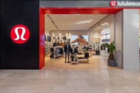 lululemon第二季度净营收增长29%，达19亿美元